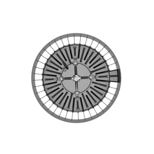 Светильник светодиодный ДСП IB 11 S 200W VW 840 BK 353х353х117мм 200Вт 4000К IP65 High Bay подвес черн. Русский Свет 16091123175 фото 3
