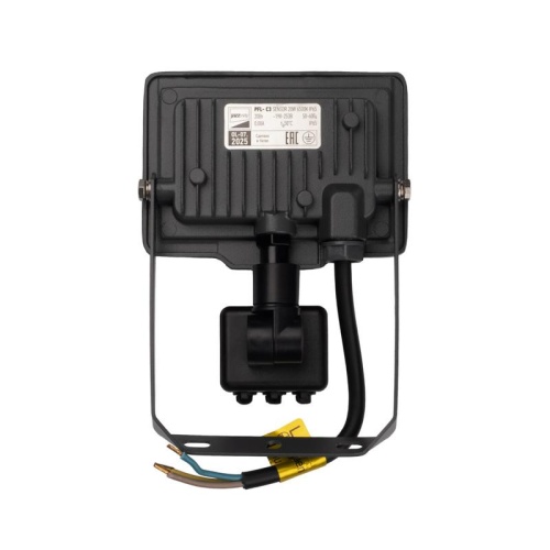 Прожектор светодиодный PFL-C3 SENSOR 20Вт 6500К IP65 ДО закален. прозр. стекло датчик движения инфракрасный Pro JazzWay 5026926A фото 4
