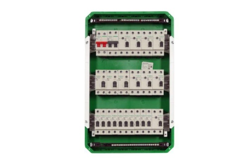 Бокс встраиваемый СП City9 Box 3 ряда 36мод IP40 IK07 80А 2 клеммы с бел. дверцей SE EZ9E312P2FRU фото 3