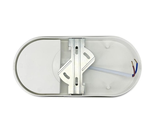 Светильник светодиодный WP 15 C 12W OP 840 W10L22 WH 220х106х60мм 12Вт 4000К IP65 ЖКХ овал. пылевлагозащ. бел. Русский Свет 15071524499 фото 3
