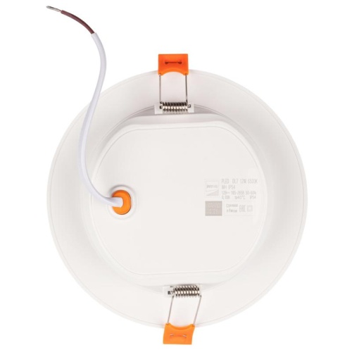 Светильник светодиодный PLED DL7 12Вт 6500К IP54 1020лм WH встраив. бел. Pro JazzWay 5069084 фото 3