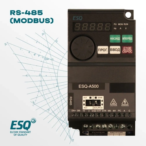 Частотный преобразователь ESQ-A500-043-5.5K 5.5кВт 380-480В фото 3