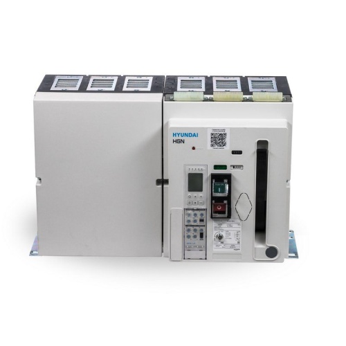 Воздушный автоматический выключатель HGN50C 3H M2C2S2 54S BA EL (3 пол., 5000А, 100kA, AC380/415В, мот.привод 220В, реле GPR-LP (50Гц), с вкл. катушкой и незав. расц. 220В)