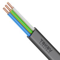 Кабель TOKOV ELECTRIC ВВГ-Пнг(А)-LSLTx 3х2.5 ОК (N PE) 0.66кВ (м) УТ000030888