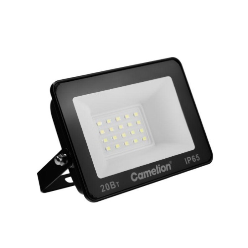 Прожектор светодиодный LFL-2004 C02 LED SMD 20Вт IP65 6500К 2000лм 230В 113х102х24 черн. Camelion 16330 фото 3