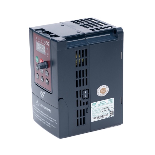 Частотный преобразователь ESQ-A200-2S0007 0.75кВт 200-260В (для однофазного двигателя) фото 11