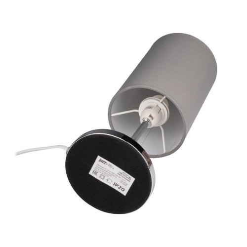 Светильник настольный JH3-01-gy E14 IP20 110х110х310мм метал.; ткань; PVC-пластик сер. JazzWay 5062368 фото 4