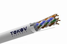 Кабель витая пара F/UTP 4х2х24AWG(0.48мм) кат.5E PVC indoor Fluke tested 305м (м) TOKOV ELECTRIC TKE-C06-F/UTP-42-5E-305