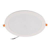 Светильник светодиодный PLED DL7 WH Downlight 24Вт 4000К 220х26мм IP54 ДВО встраив. Pro JazzWay 5042568