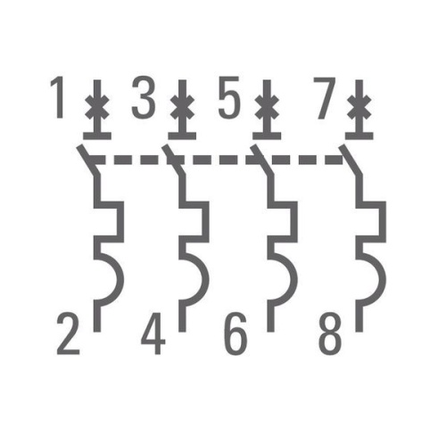 Выключатель автоматический модульный 4п C 40А 4.5кА ВА 47-63 PROxima EKF mcb4763-4-40C-pro фото 5