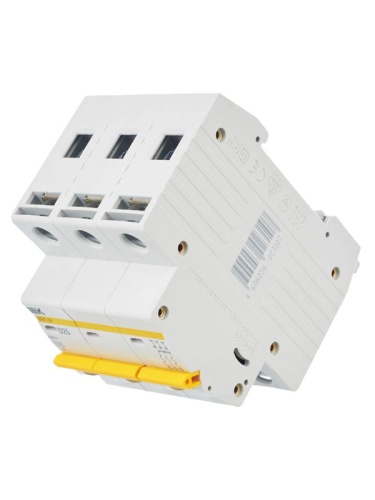 Выключатель автоматический модульный 3п D 25А 4.5кА ВА47-29 KARAT IEK MVA20-3-025-D фото 6