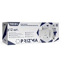 Выключатель автоматический модульный 1п C 40А 6кА PRIZMA TOKOV ELECTRIC TKE-PZ60-MCBI-1-40-C