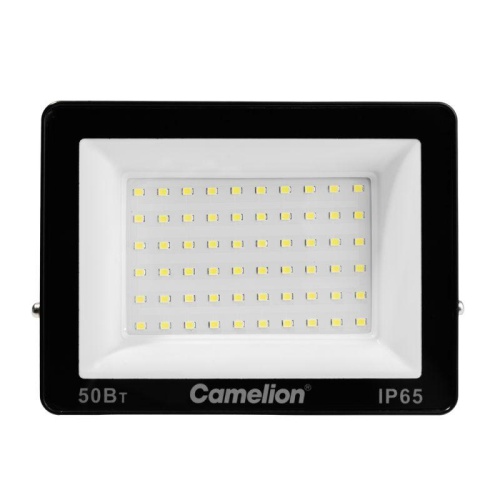 Прожектор светодиодный LFL-5004 C02 LED SMD 50Вт IP65 6500К 5000лм 230В 153х136х30 черн. Camelion 16332 фото 6