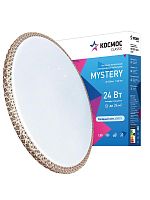 Светильник светодиодный Classic MYSTERY 24Вт 230В 6500К 1560Лм 279х66мм настенно-потолочный бронза КОСМОС KCMist24W_6500