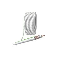 Кабель коаксиальный SAT 703 B.Cu/оплетка Cu 75проц. PVC 75Ом бел. (м) Эра Б0044612