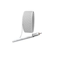 Кабель коаксиальный RG-6U CCS/оплетка Al 48проц. PVC Simple 75Ом бел. (м) Эра Б0044596