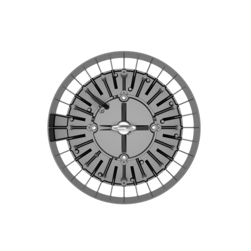 Светильник светодиодный ДСП IB 11 S 150W W 840 BK 298х298х112мм 150Вт 4000К IP65 High Bay подвес черн. Русский Свет 16091123170 фото 3