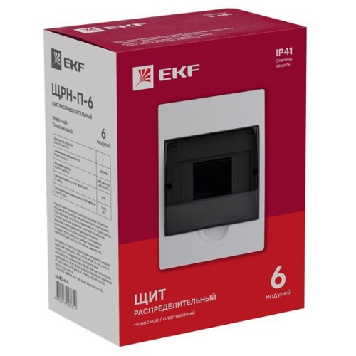 Щит ЩРН-П-6 IP41 EKF pb40-n-6 фото 4