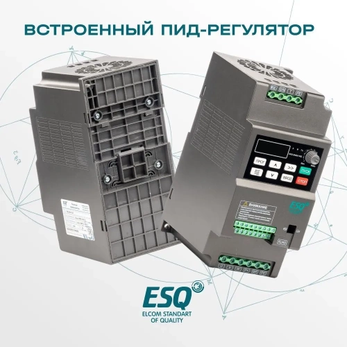 Частотный преобразователь ESQ-230-4T-5.5K 5.5кВт, 380В фото 4