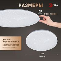 Светильник светодиодный Классик SPB-6 Slim Lily 24W-6.5K 24Вт 6500К IP20 1800лм без ДУ Эра Б0071158