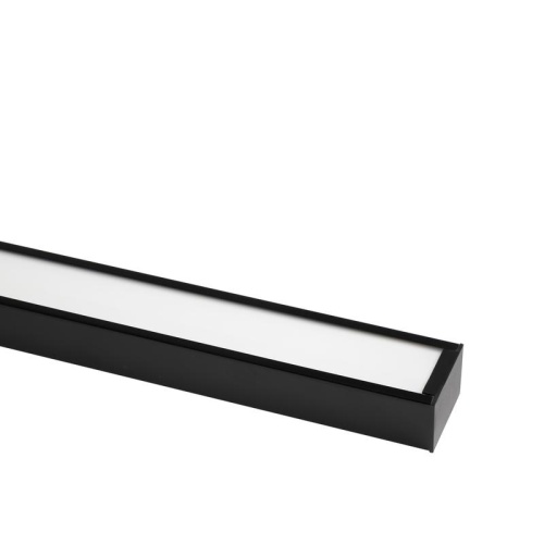 Светильник светодиодный PSO-01 24Вт 4000К IP40 1200х50мм BLACK ДПО/ДСО для реечных потолков IP40 (универсальный монтаж: накладной/подвесной) Pro JazzWay 5058712 фото 2