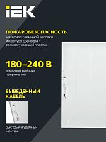 Светильник светодиодный ДВО 6575 40Вт 6500К 595х595х20 универс. опал. рассеив. панель IEK LDVO0-6575-40-6500-K01