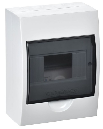 Бокс ЩРН-П-6 мод. навесной пластик IP41 GENERICA MKP12-N-06-41-G фото 4