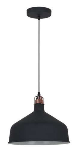 Светильник PL-425L С62 подвес. Amsterdam 1хE27 60Вт 230В черн.+медь Camelion 13029